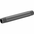 Bsc Preferred Galvanized Steel Standard-Wall Pipe Nipple Threaded on Both Ends 1/2 BSPT 6 Long 4859K484